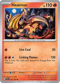 pokemon s v temporal forces heatmor 031 162