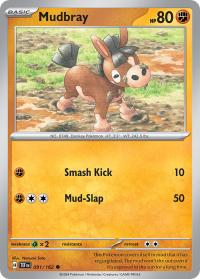 pokemon s v temporal forces mudbray 091 162