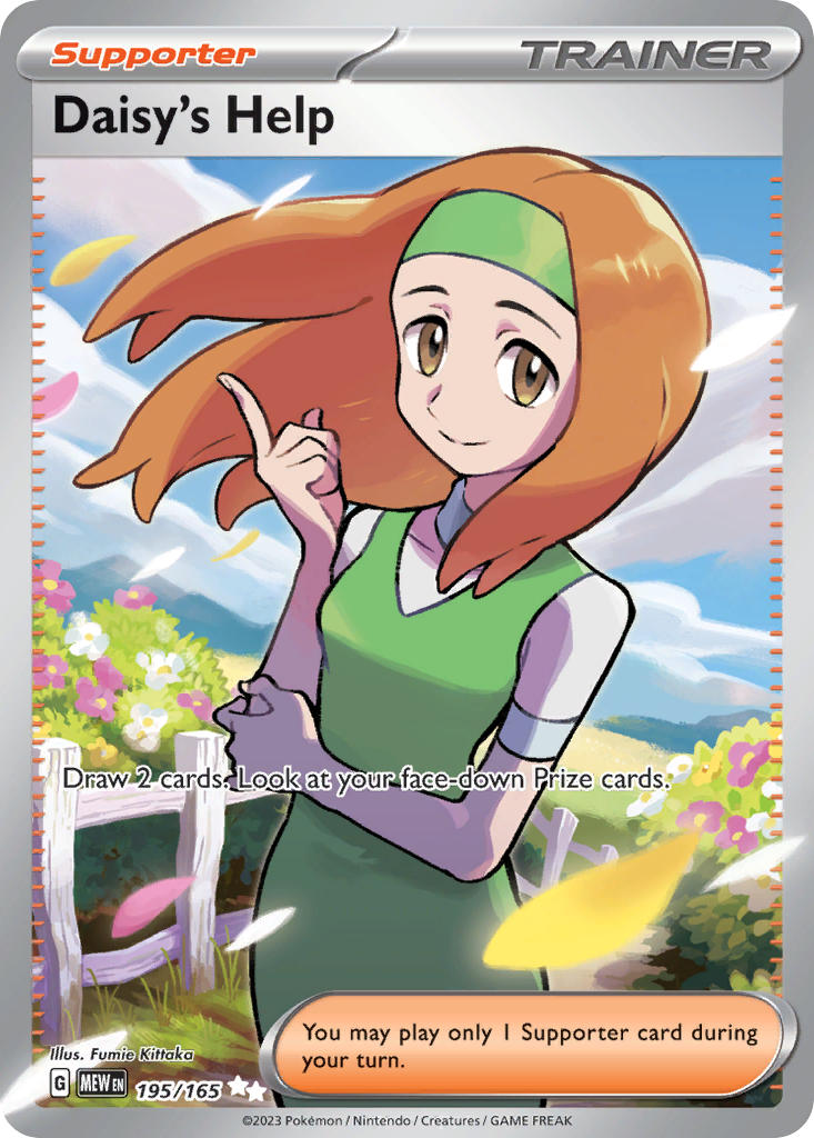 Daisy's Help - 195-165 - FULL ART