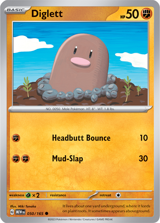 Diglett - 050-165 (RH)