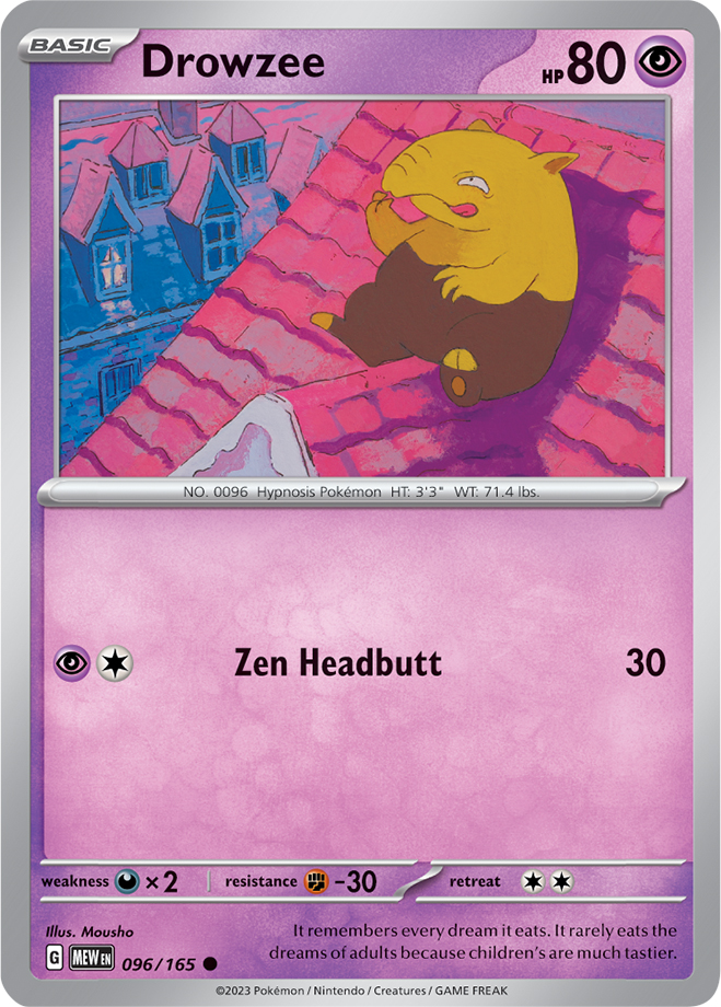 Drowzee - 096-165 (RH)