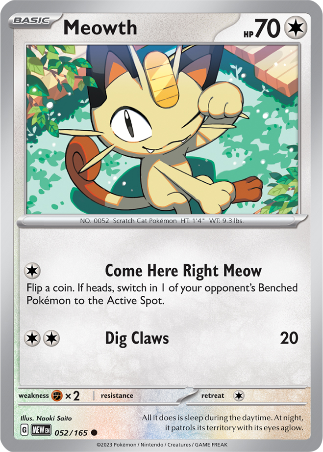 Meowth - 052-165