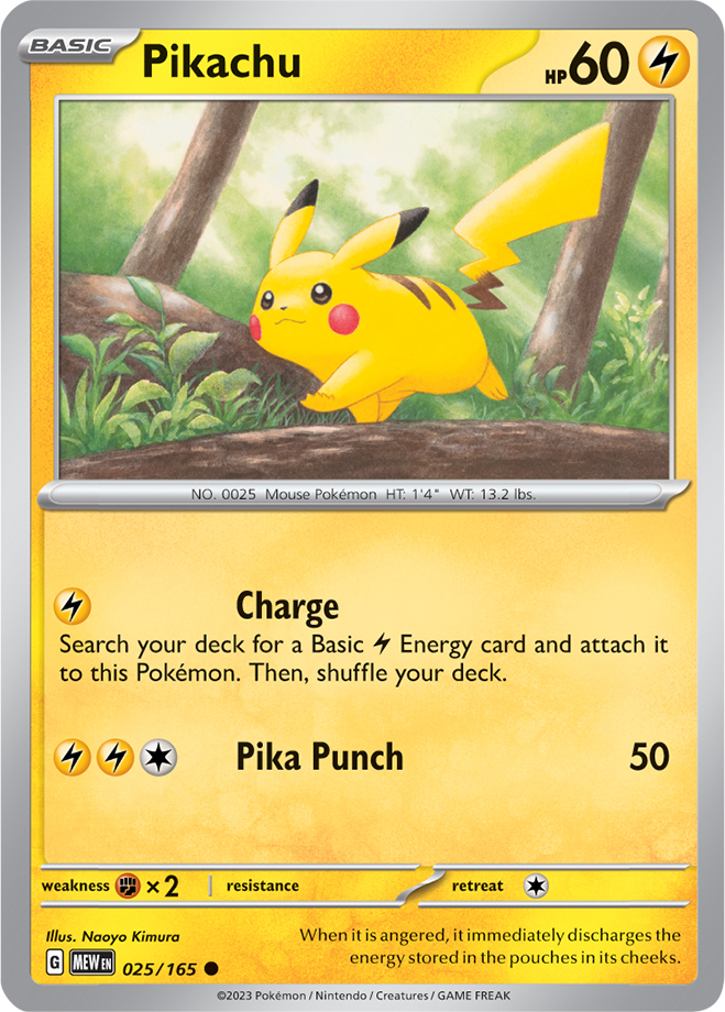 Pikachu - 025-165 (RH)