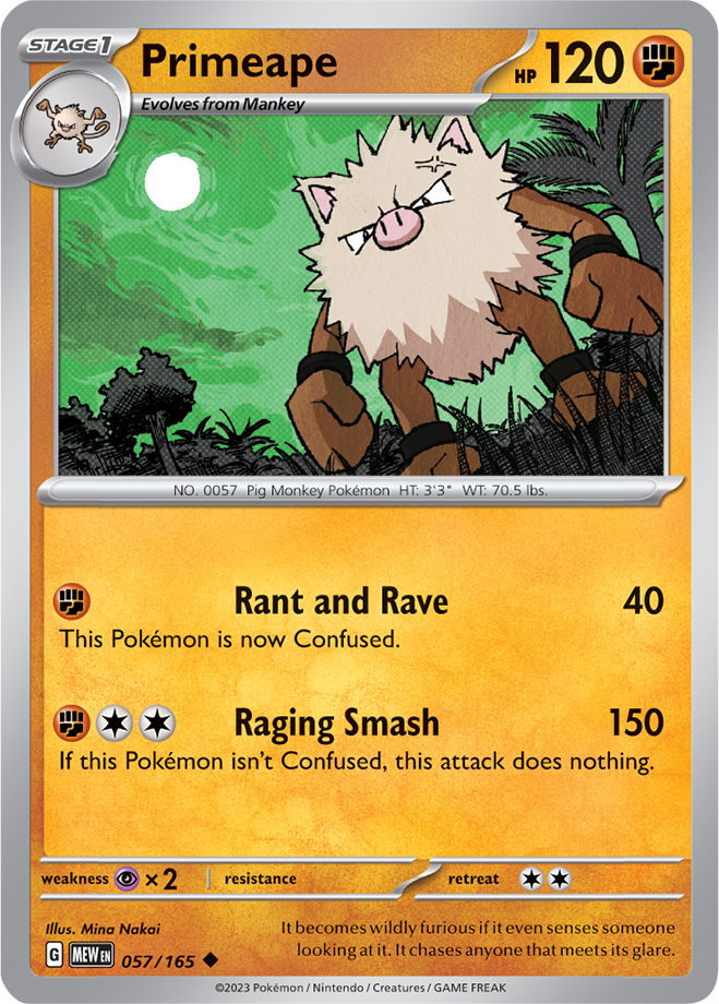 Primeape - 057-165 (RH)