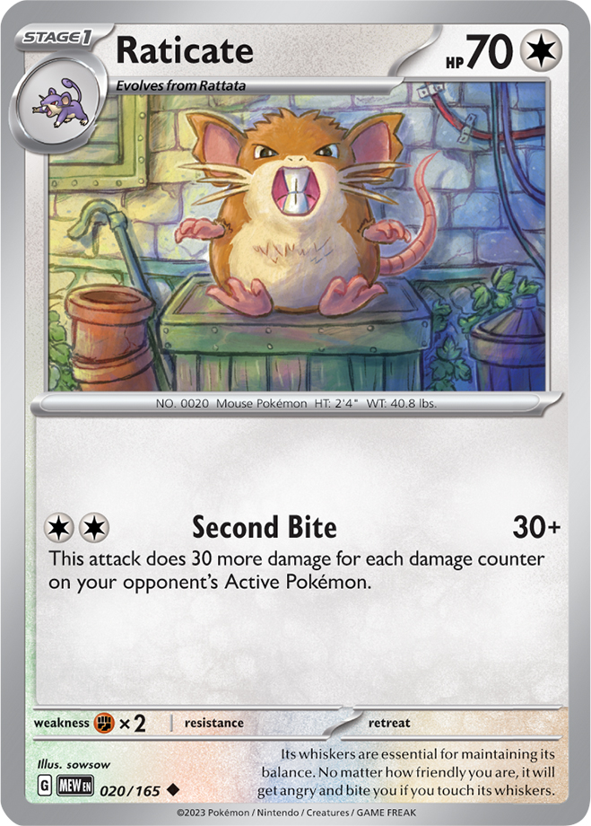 Raticate - 020-165