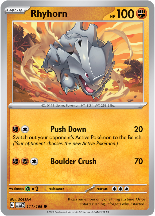 Rhyhorn - 111-165