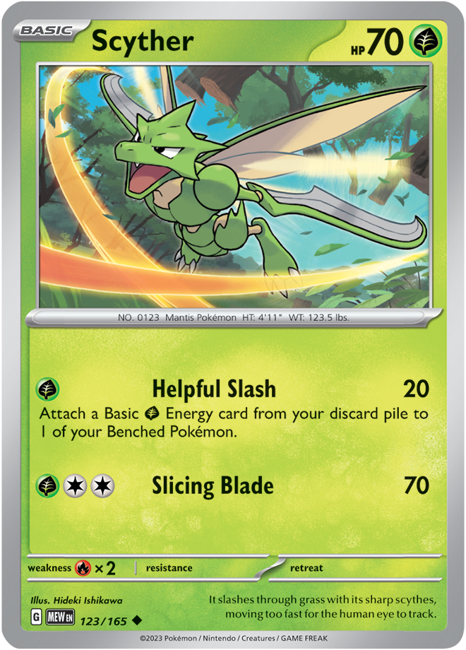 Scyther - 123-165 (RH)