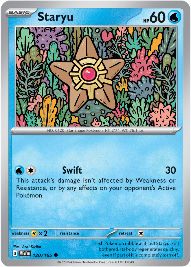 Staryu - 120-165 (RH)