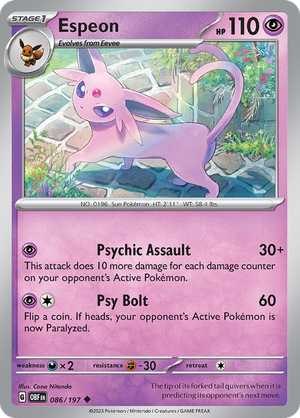 Espeon - 086-197 (RH)