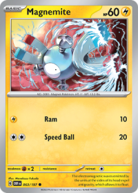 pokemon scarlet violet obsidian flames magnemite 063 197 rh