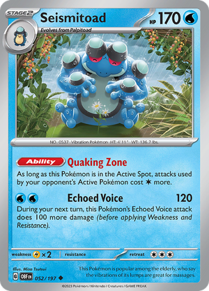 Seismitoad - 052-197