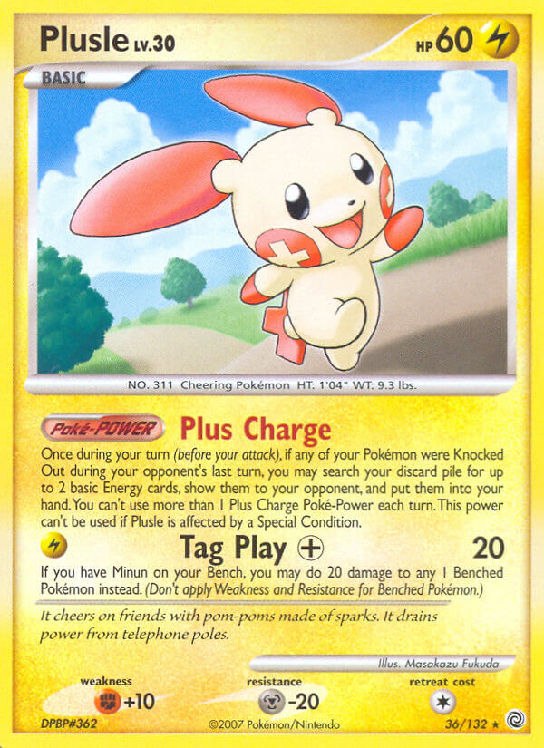 Plusle - 36/132 (RH)