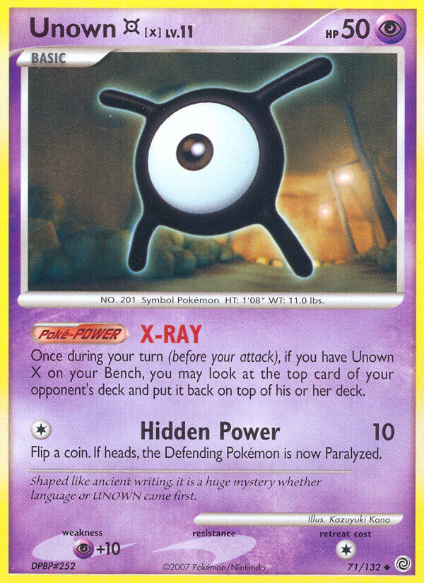 Unown X - 71-132