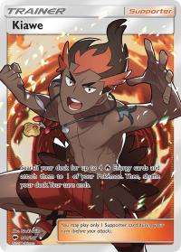 pokemon sm burning shadows kiawe full art 144 147