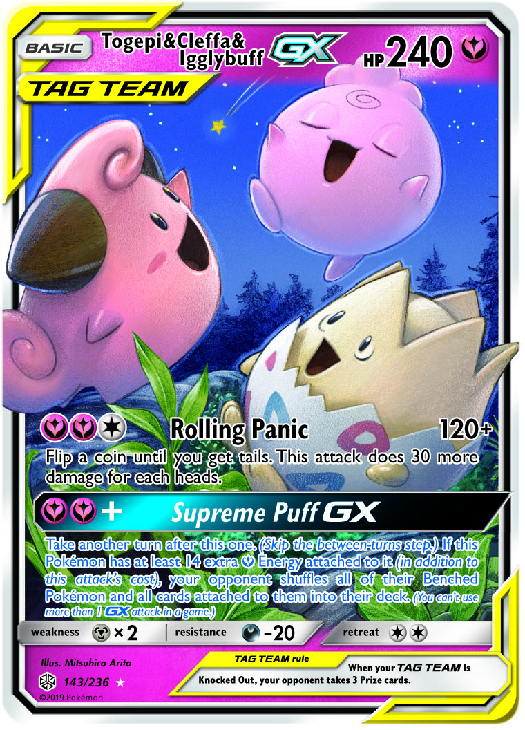 Togepi & Cleffa & Igglybuff GX 143-236