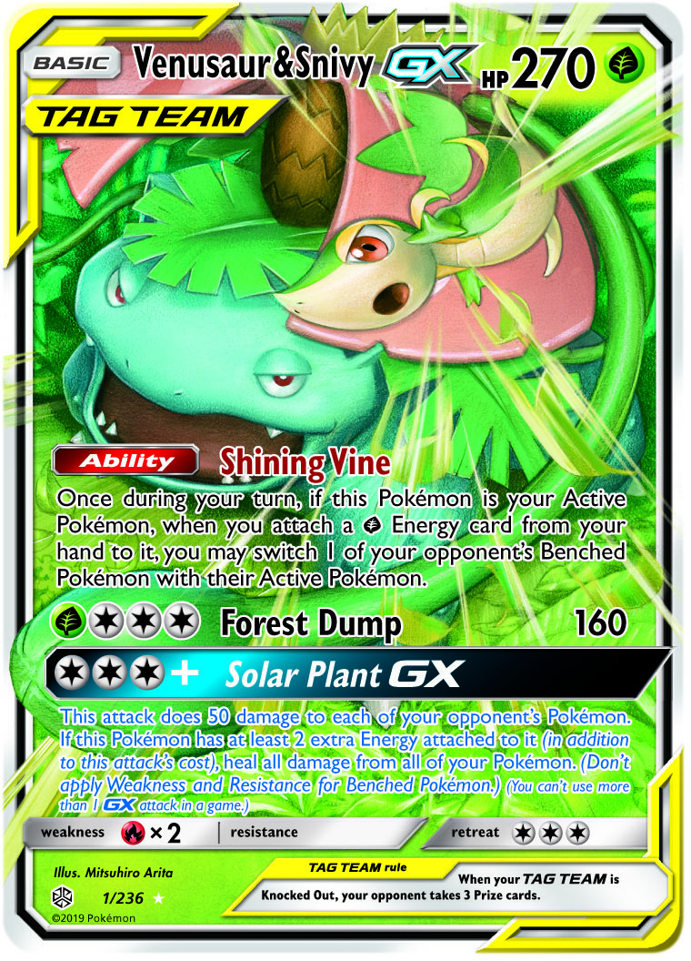 Venusaur & Snivy GX 1-236