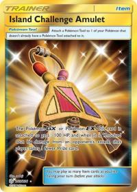 pokemon sm cosmic eclipse island challenge amulet 265 236 secret rare