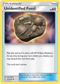pokemon sm cosmic eclipse unidentified fossil 207 236