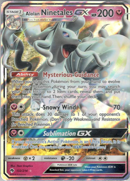 Alolan Ninetales GX 132-214