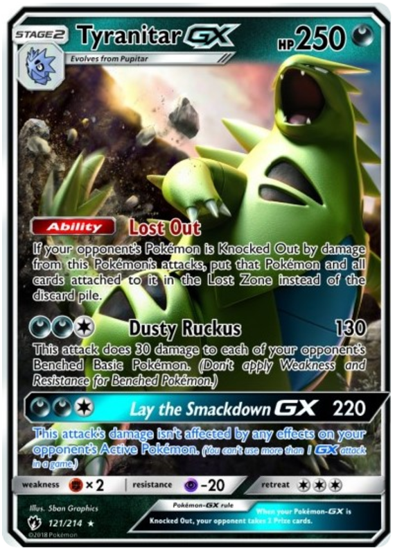 Tyranitar GX 121-214