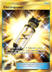 pokemon sm lost thunder electropower 232 214 secret rare