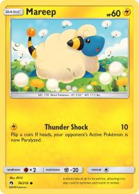 pokemon sm lost thunder mareep 76 214
