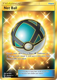 pokemon sm lost thunder net ball 234 214 secret rare