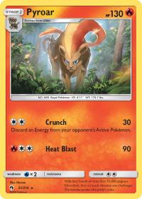 pokemon sm lost thunder pyroar 51 214