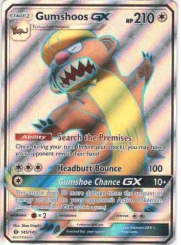 Image result for gumshoos full art gx sun and moon tcg