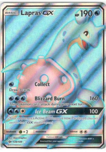 Image result for lapras full art gx sun and moon tcg
