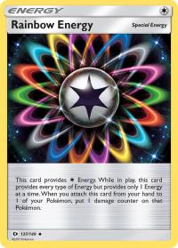 pokemon sm sun moon base set rainbow energy 137 149