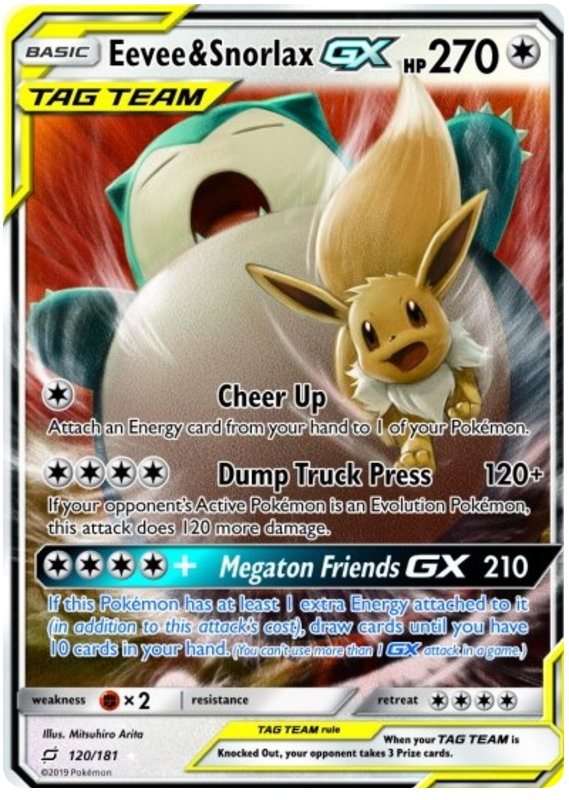 Eevee & Snorlax GX 120-181