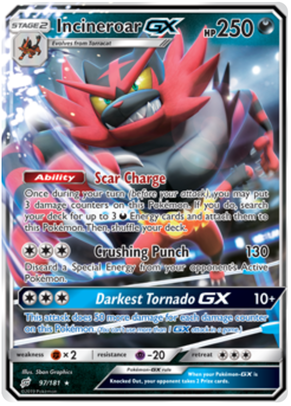 Incineroar GX 97-181