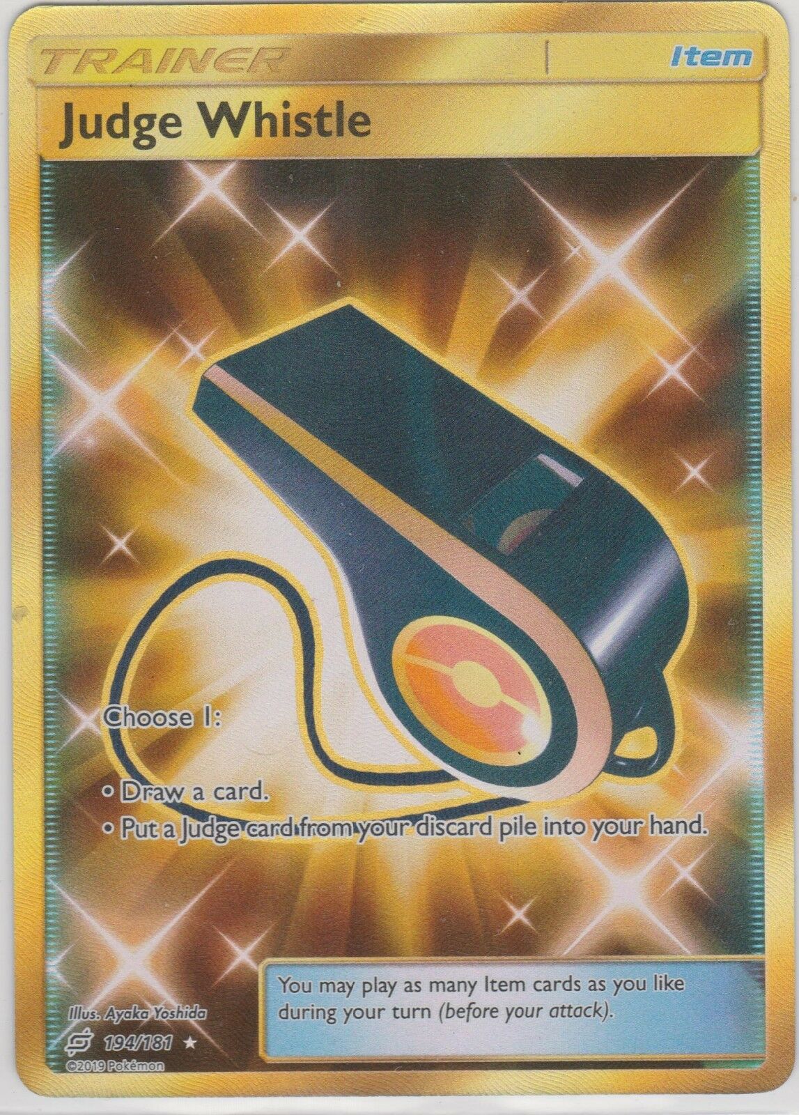Judge Whistle 194-181 (SECRET RARE)