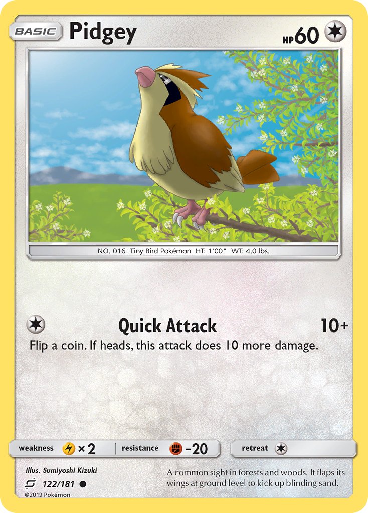 Pidgey 122-181