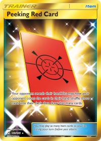 pokemon sm ultra prism peeking red card 169 156 secret rare