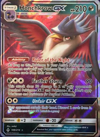 Honchkrow GX 109-214