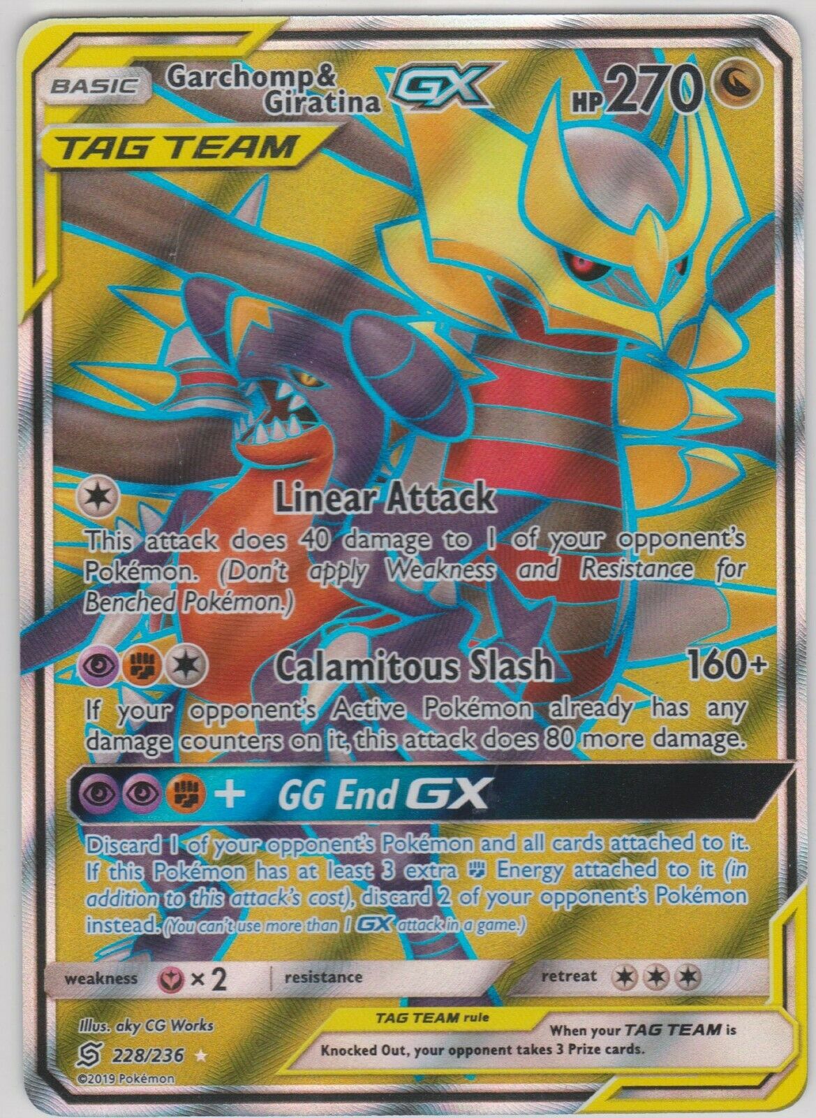 Garchomp & Giratina GX 228-236 - FULL ART