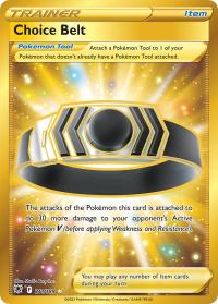 pokemon ss astral radiance choice belt 211 189 secret rare
