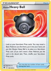 pokemon ss astral radiance hisuian heavy ball 146 189