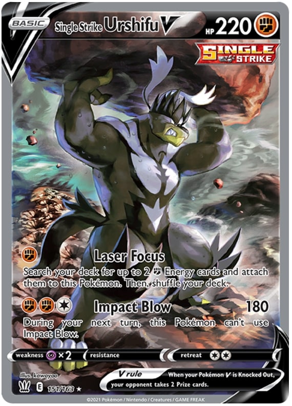 Single Strike Urshifu V - 151-163 - ALTERNATE ART