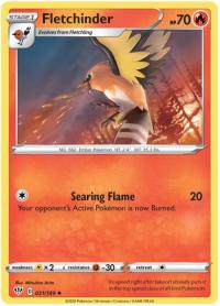 pokemon ss darkness ablaze fletchinder 031 189
