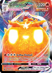 pokemon ss fusion strike cinderace vmax 045 264
