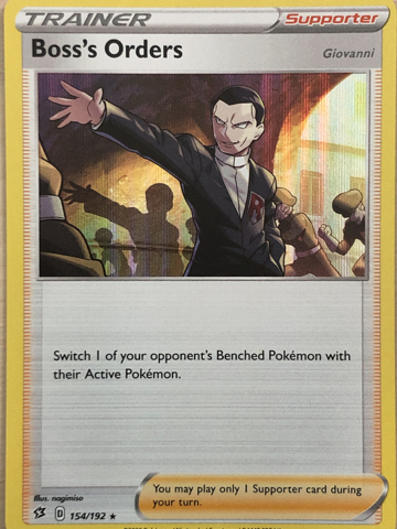 Boss’s Orders 154-192 (RH)