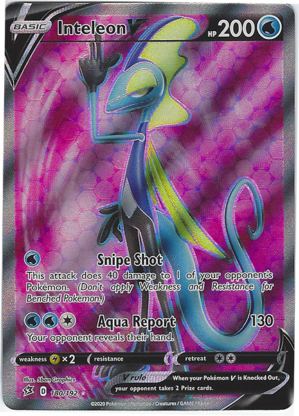 Inteleon V 180-192 - FULL ART