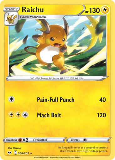 Raichu 066-202 (RH)