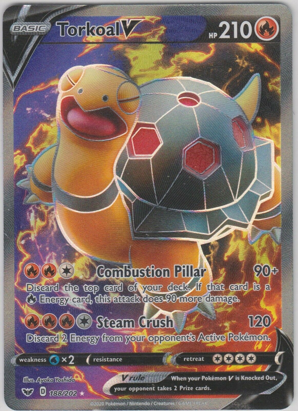 Torkoal V 188-202 - FULL ART