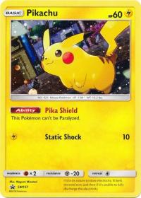pokemon sun moon promos pikachu sm157