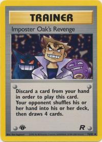 pokemon team rocket 1st edition imposter oak s revenge 76 82 1st edition