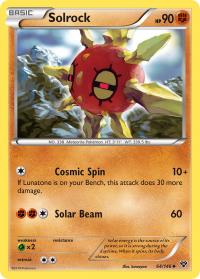 pokemon xy base set solrock 64 146